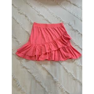 Zara Girls Pink Ruffled Skirt Size 13/14